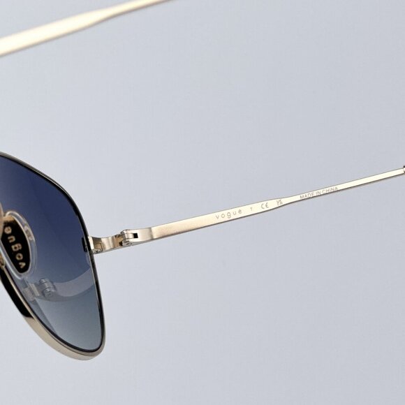 Vogue Women BRAND NEW Sunglasses Gold Blue Gradient Butterfly VO4232S 848/4L - Picture 7 of 10